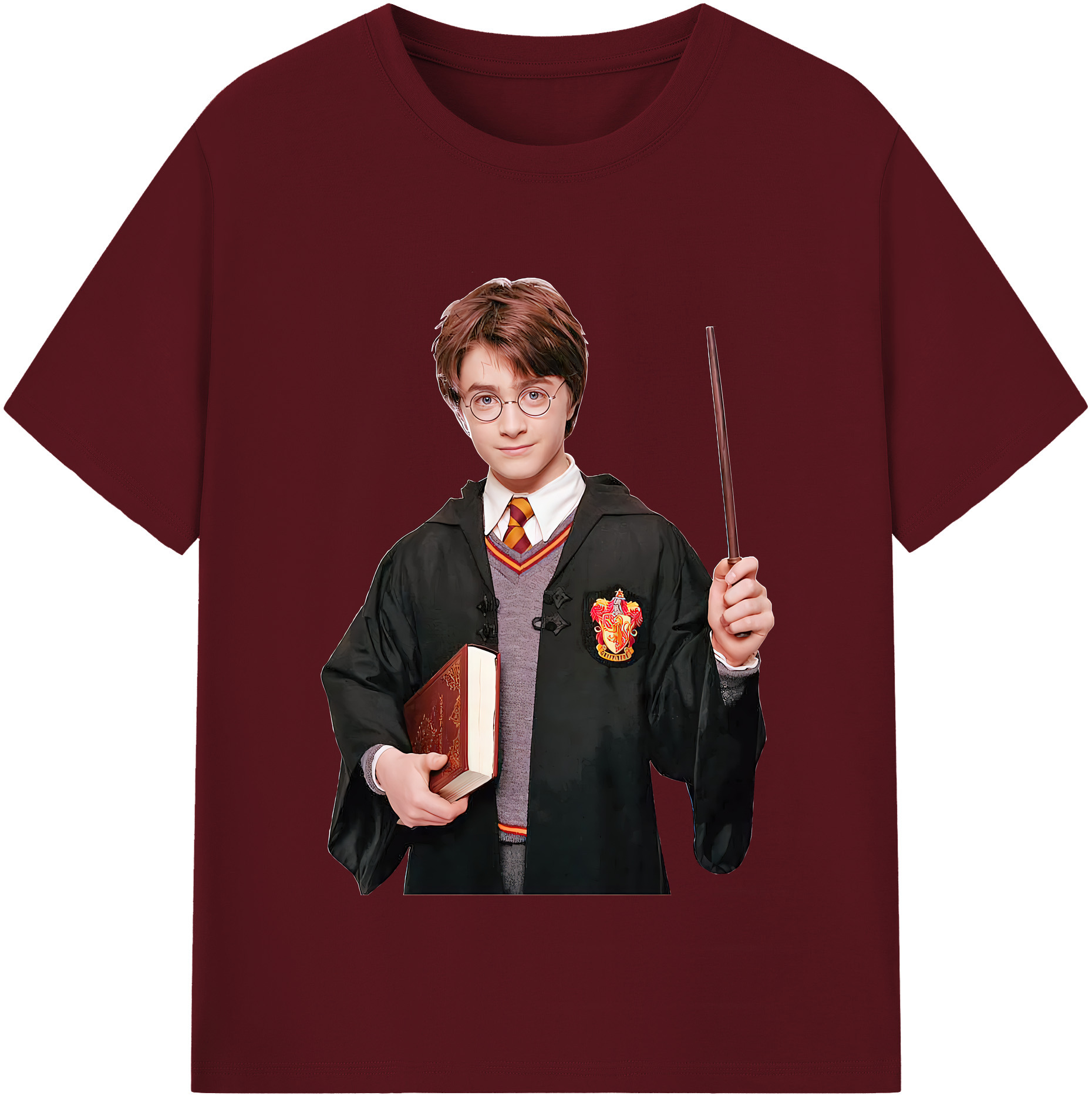 （画像用） Harry Potter ハリー・ポッターシリーズ 綿100％半袖Tシャツ（フロントプリント）